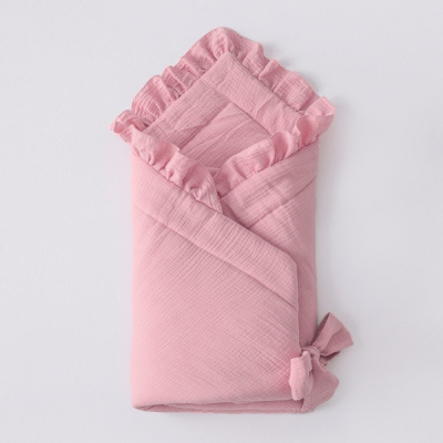 Одеяло-конверт на выписку Муслин №1 KiDi ОКнВ (Мс1-лето), пудра